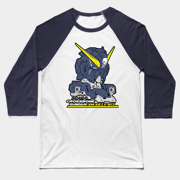 GUNDAM CROSSBONE X2 Baseball T-Shirt by Mexha_project